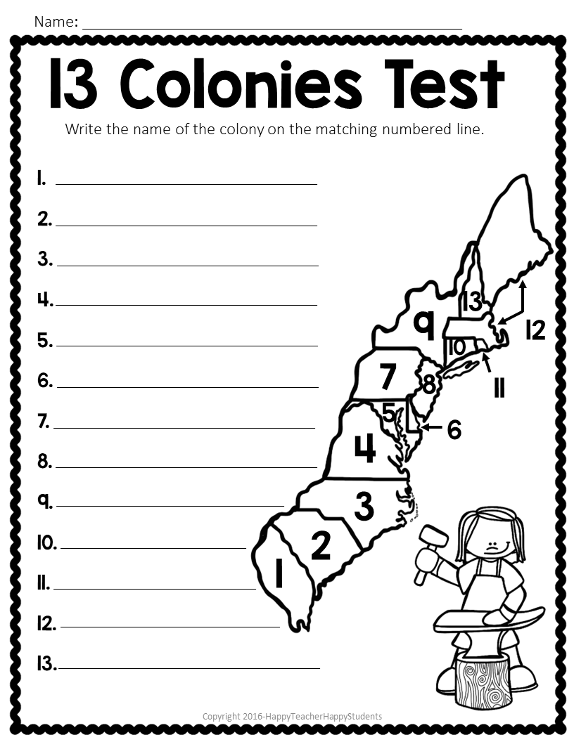 13 Colonies Map Quiz 13 Colonies Map Worksheet Blank 13 Colonies 13 Colonies Map Quiz 13 Colonies Map Worksheet Blank 13 Colonies
