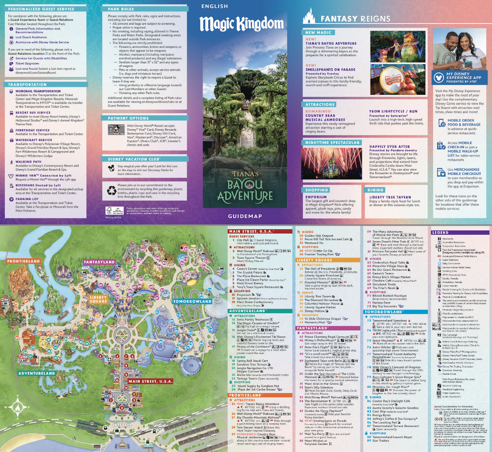 Magic Kingdom Map Printable