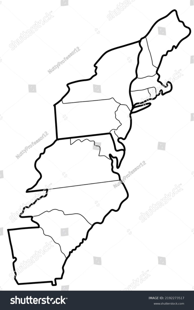 42 13 Colonies Map Royalty Free Images Stock Photos U0026 Pictures Shutterstock