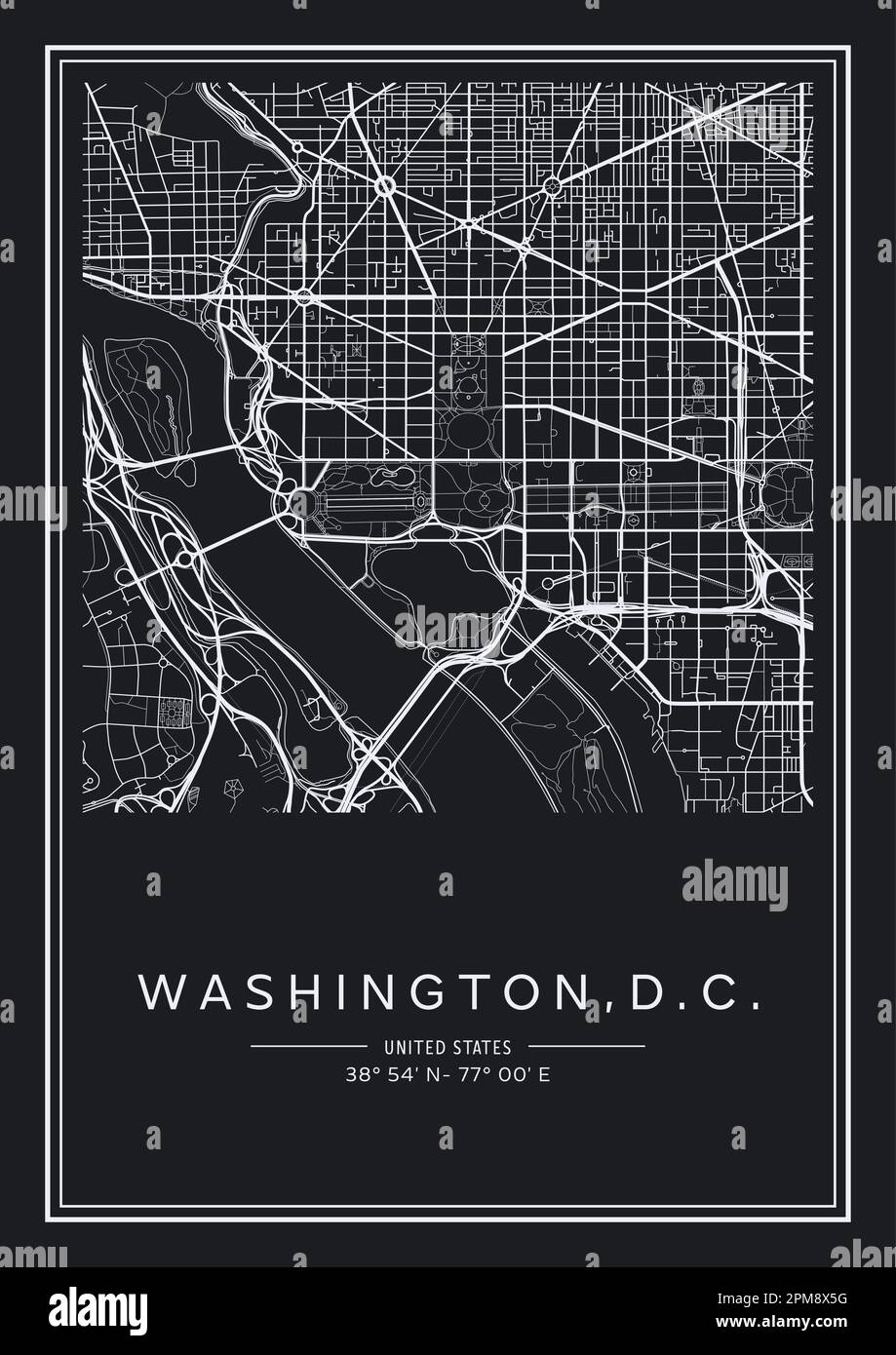 Map Of Washington Dc Printable