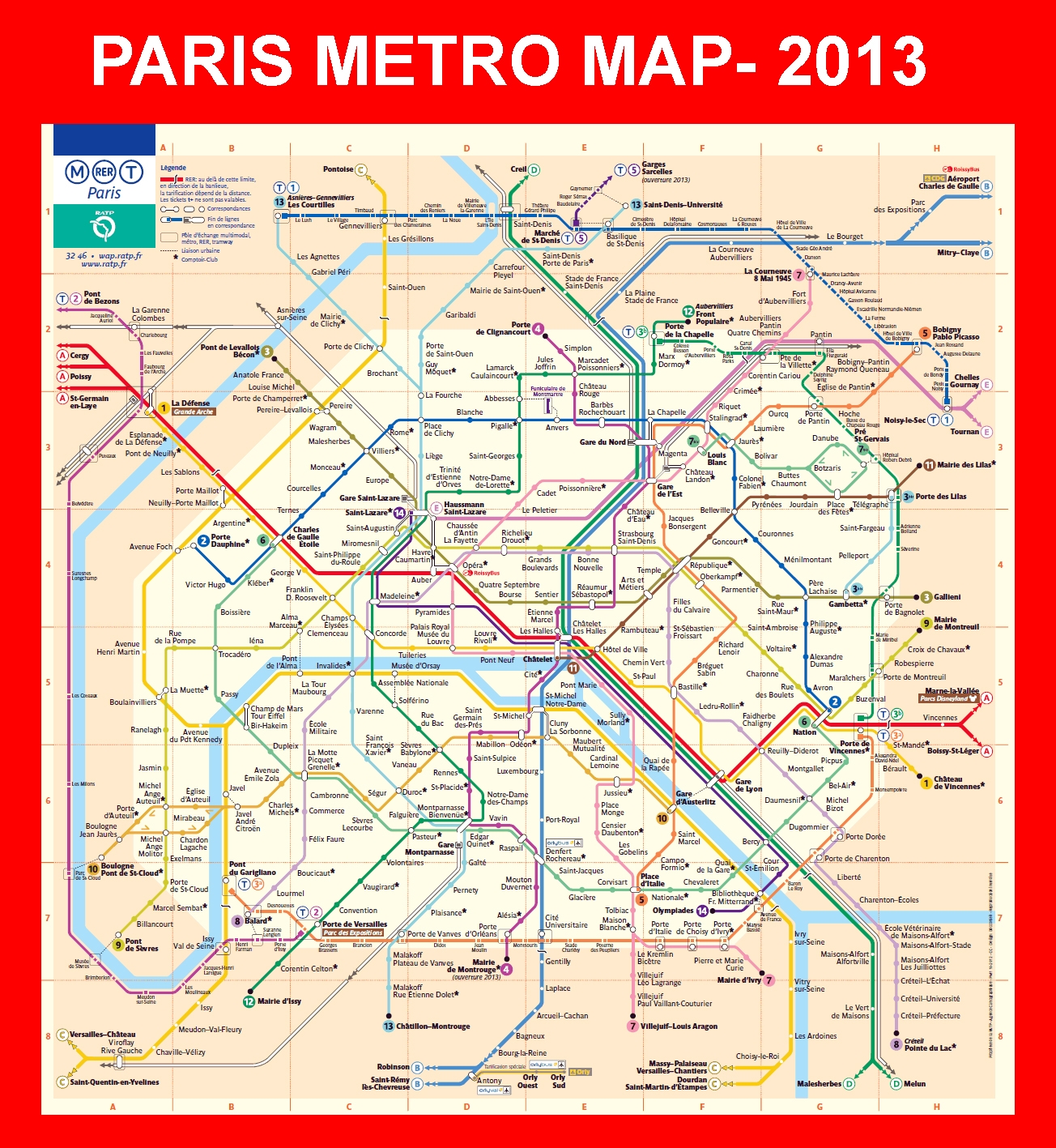 Detailed Metro Map Of Paris City Vidiani Maps Of All Worksheets Library