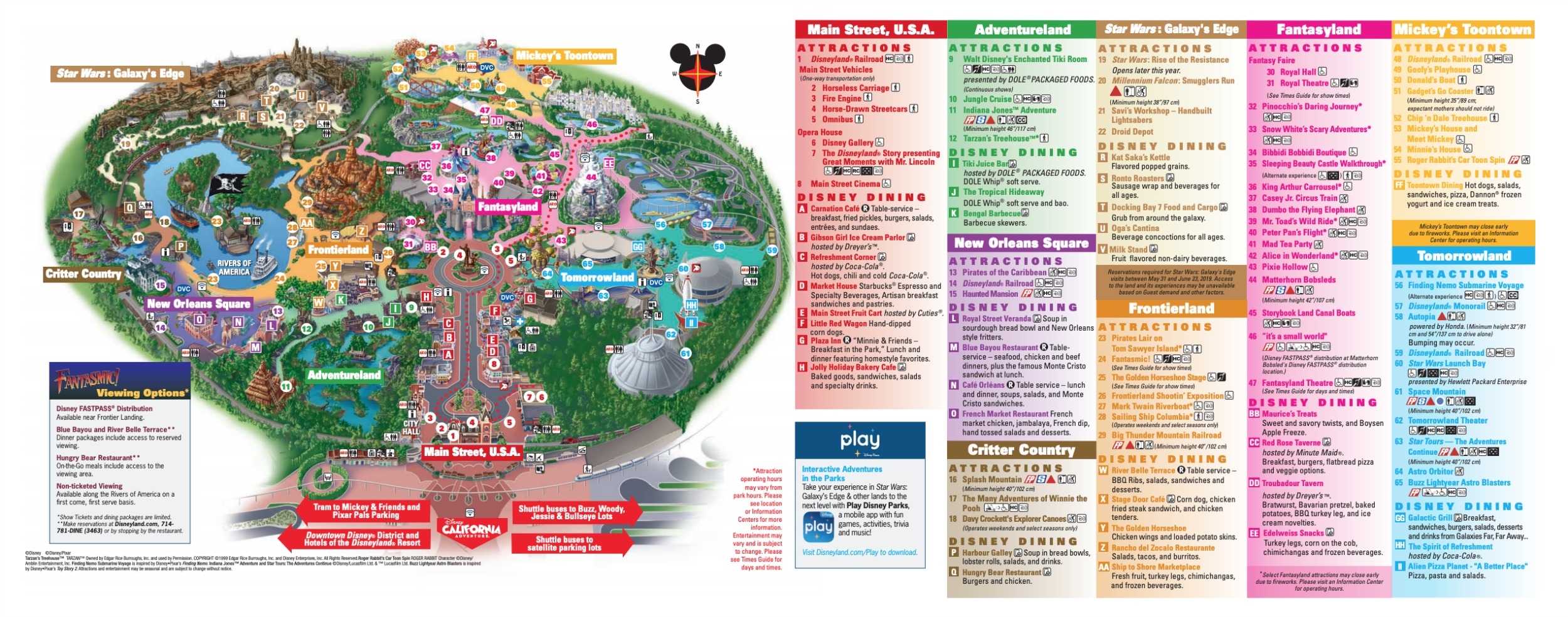 Printable Disneyland Map Free Printable Map