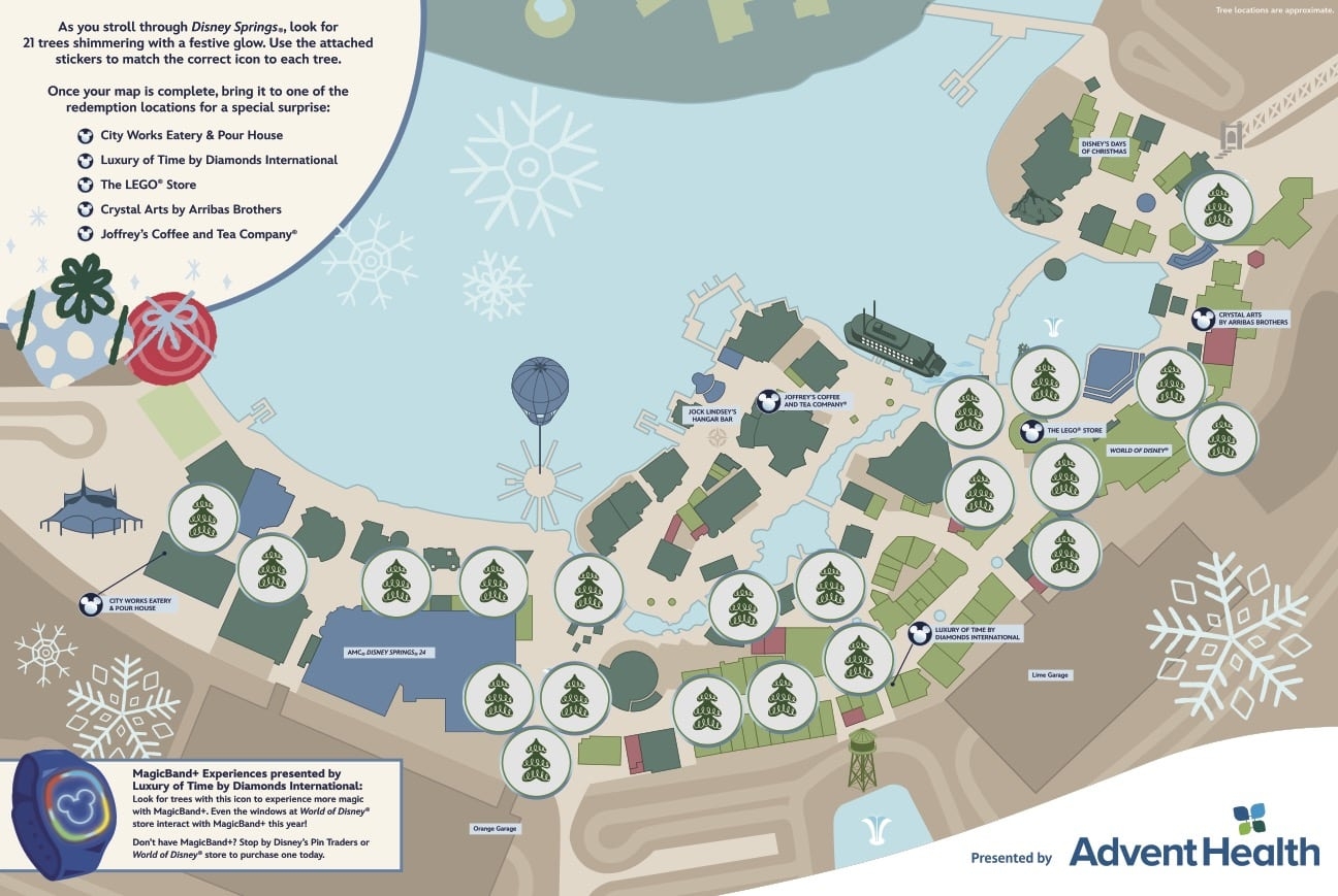 Disney Springs Printable Map