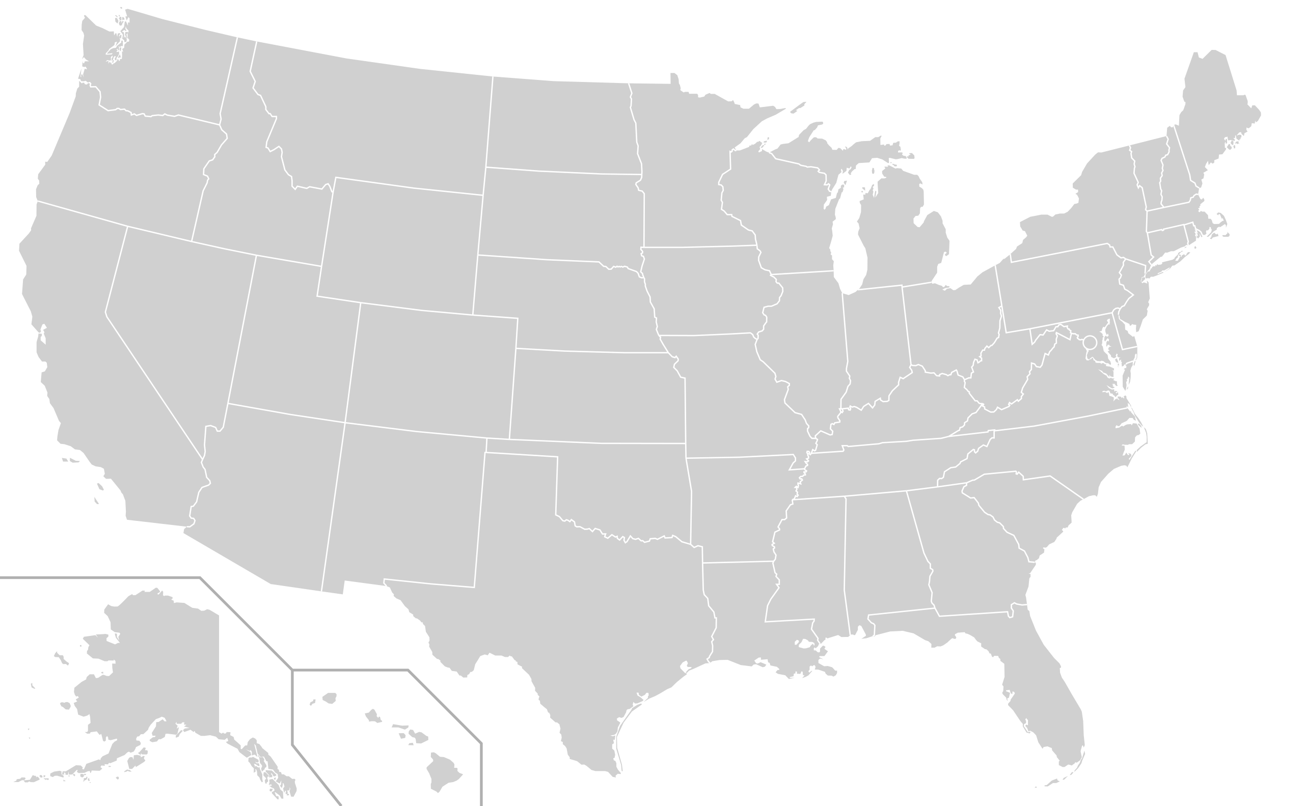 Free Printable Blank Map Of Us