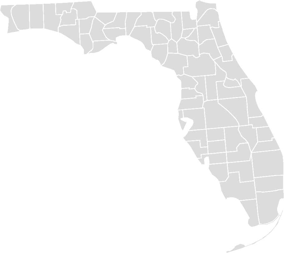 Map Of Florida By County Printable