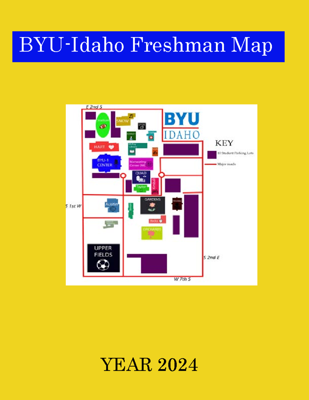 Byu Campus Map Printable