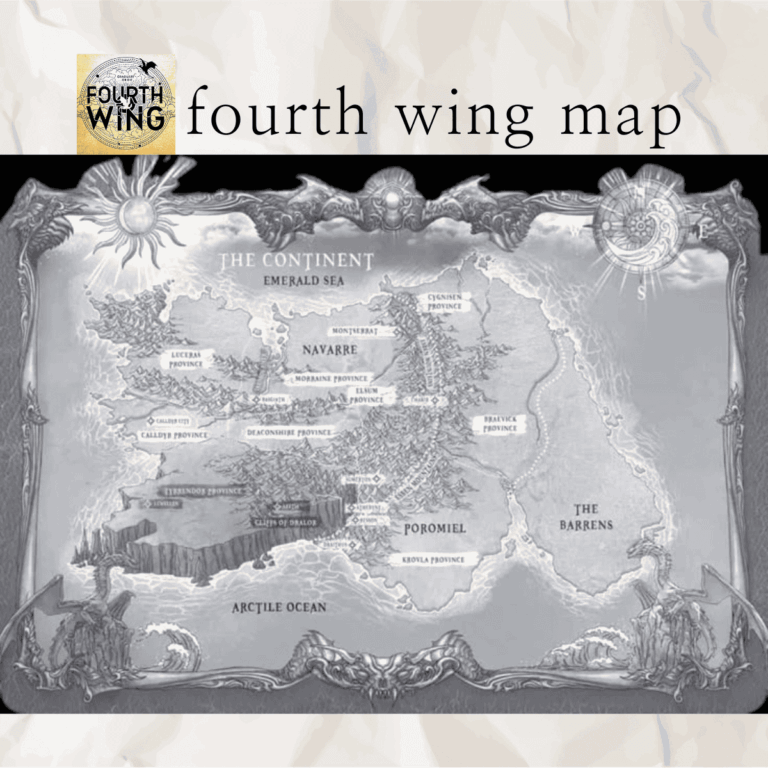 Fourth Wing Map Explained With Printable PDF 