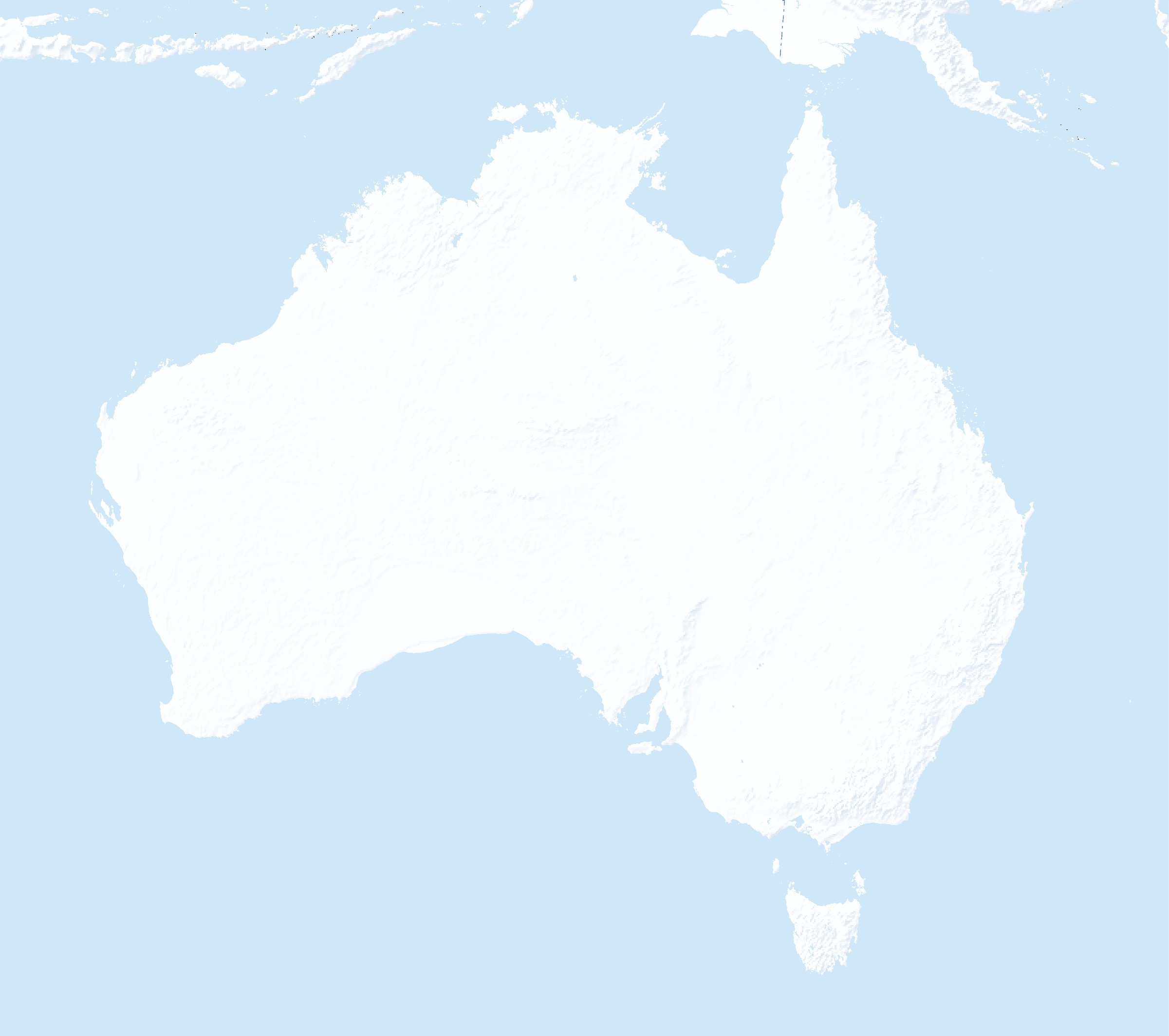 Map Of Australia Printable
