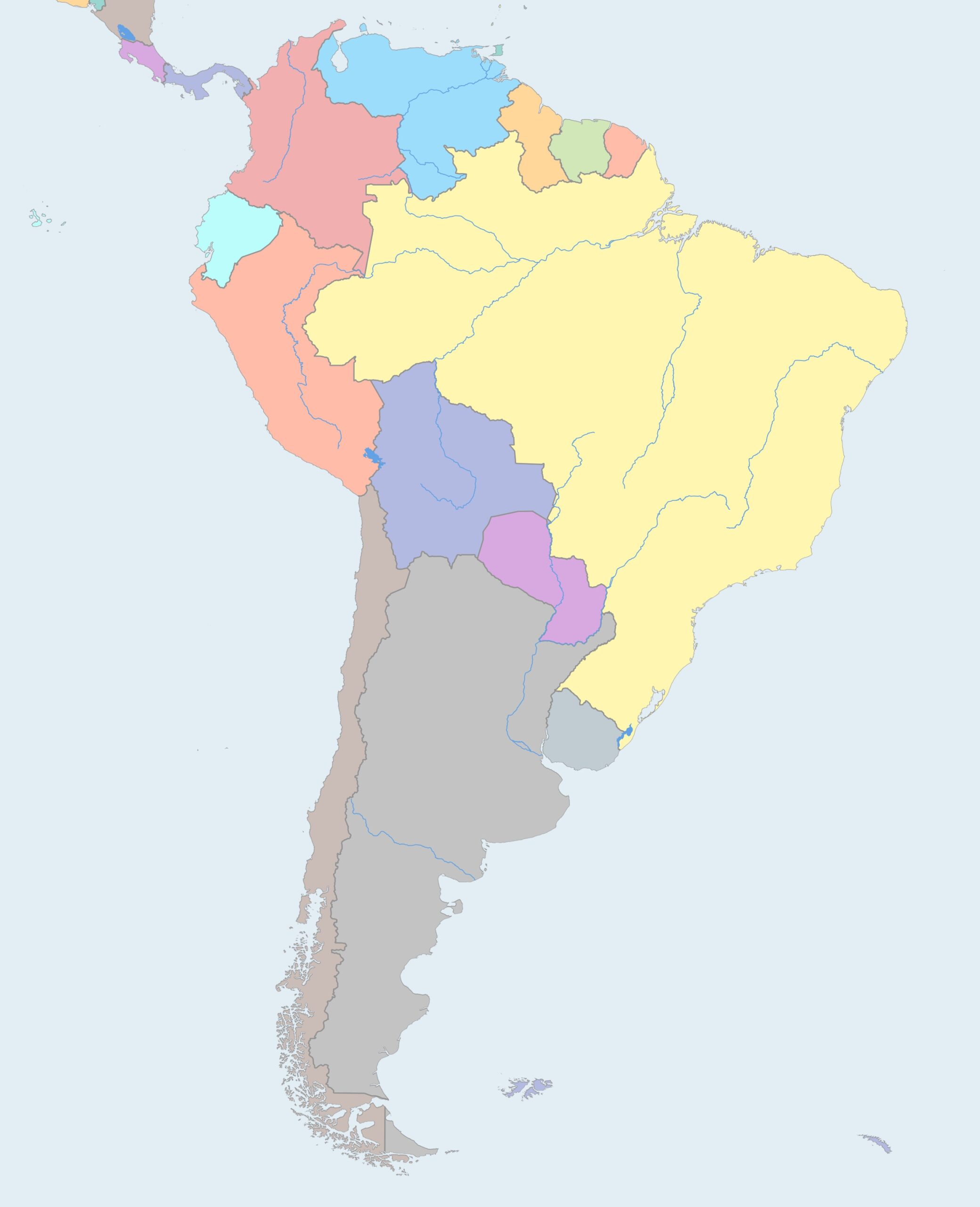 Free Maps Of South America Mapswire Free Maps Of South America Mapswire