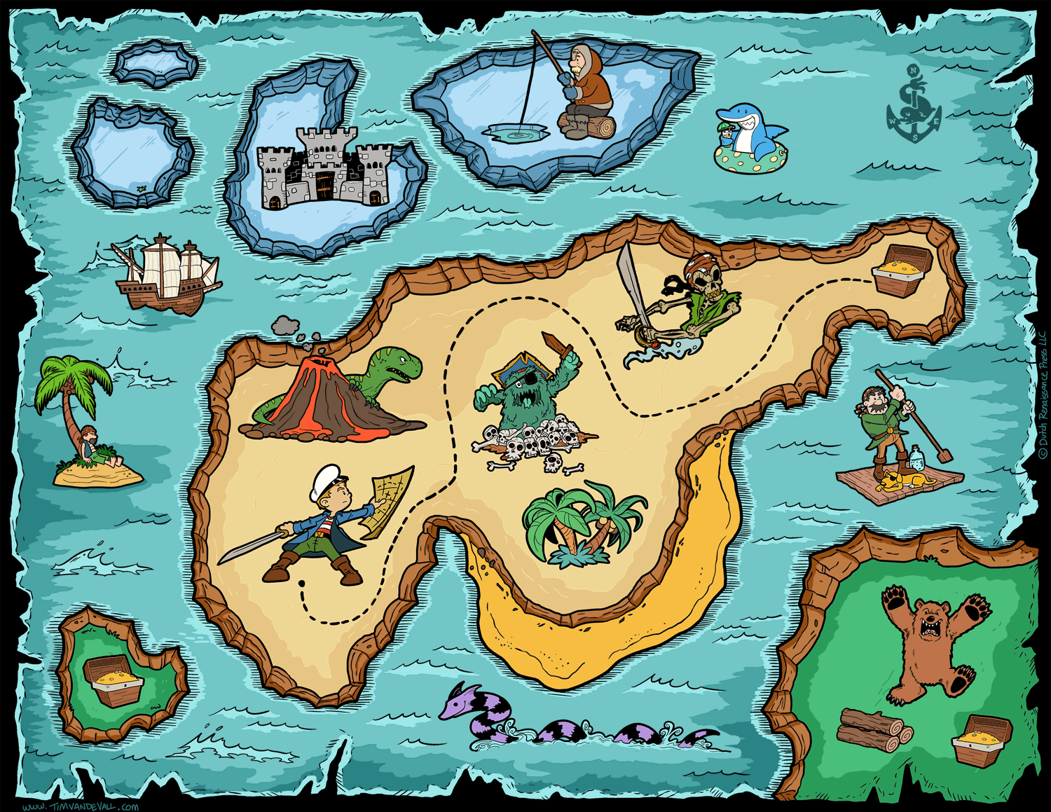 Pirate Maps Printable