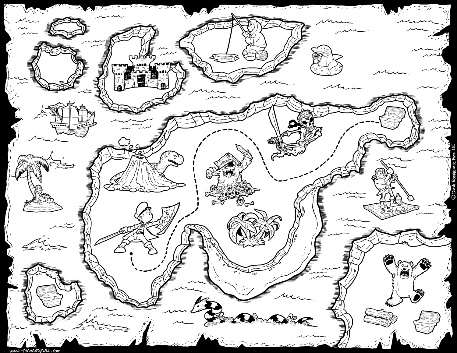 Free Printable Pirate Maps