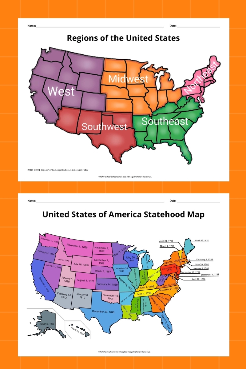 Usa Map Printable Free