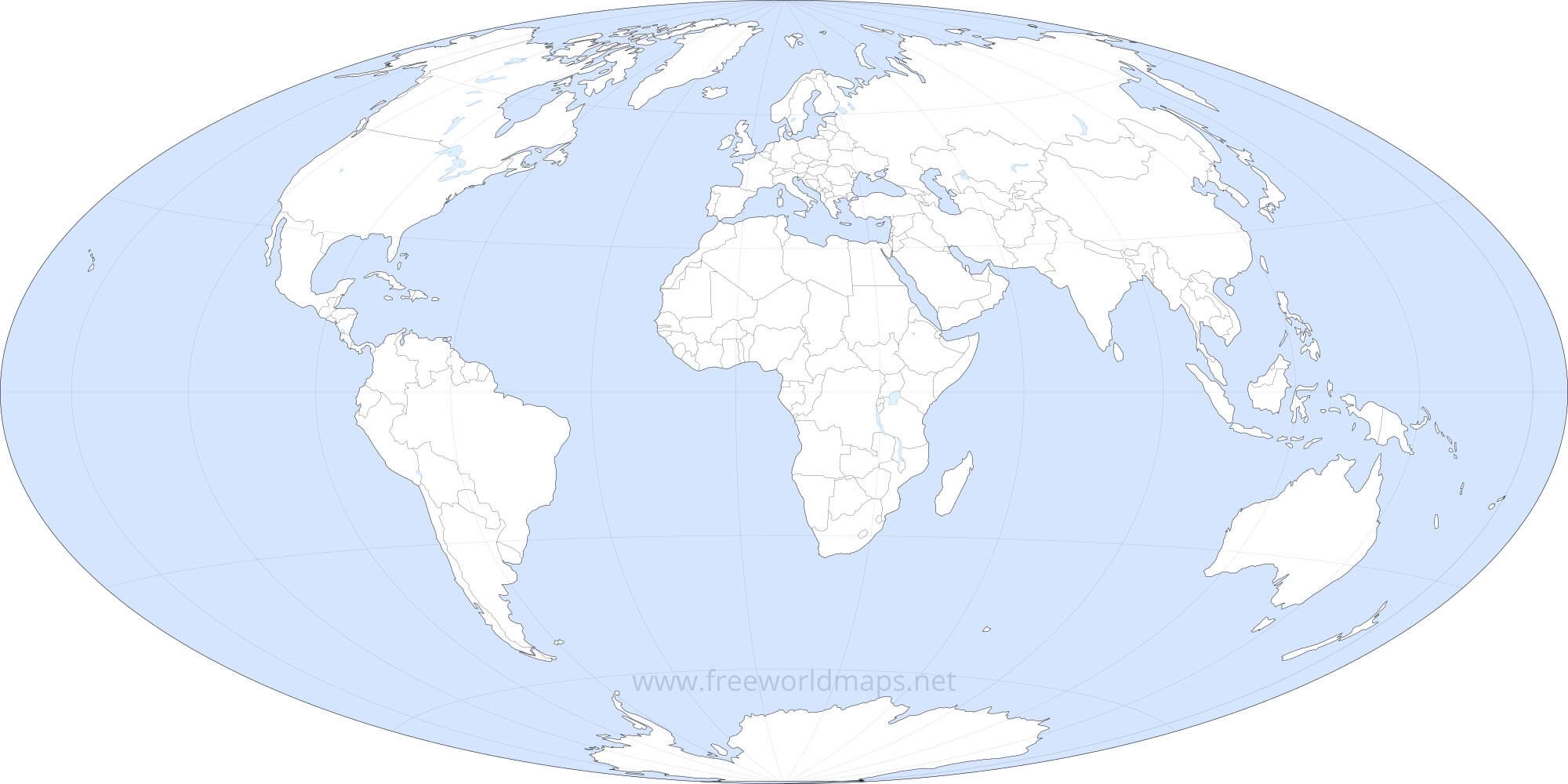 Printable Maps Of The World