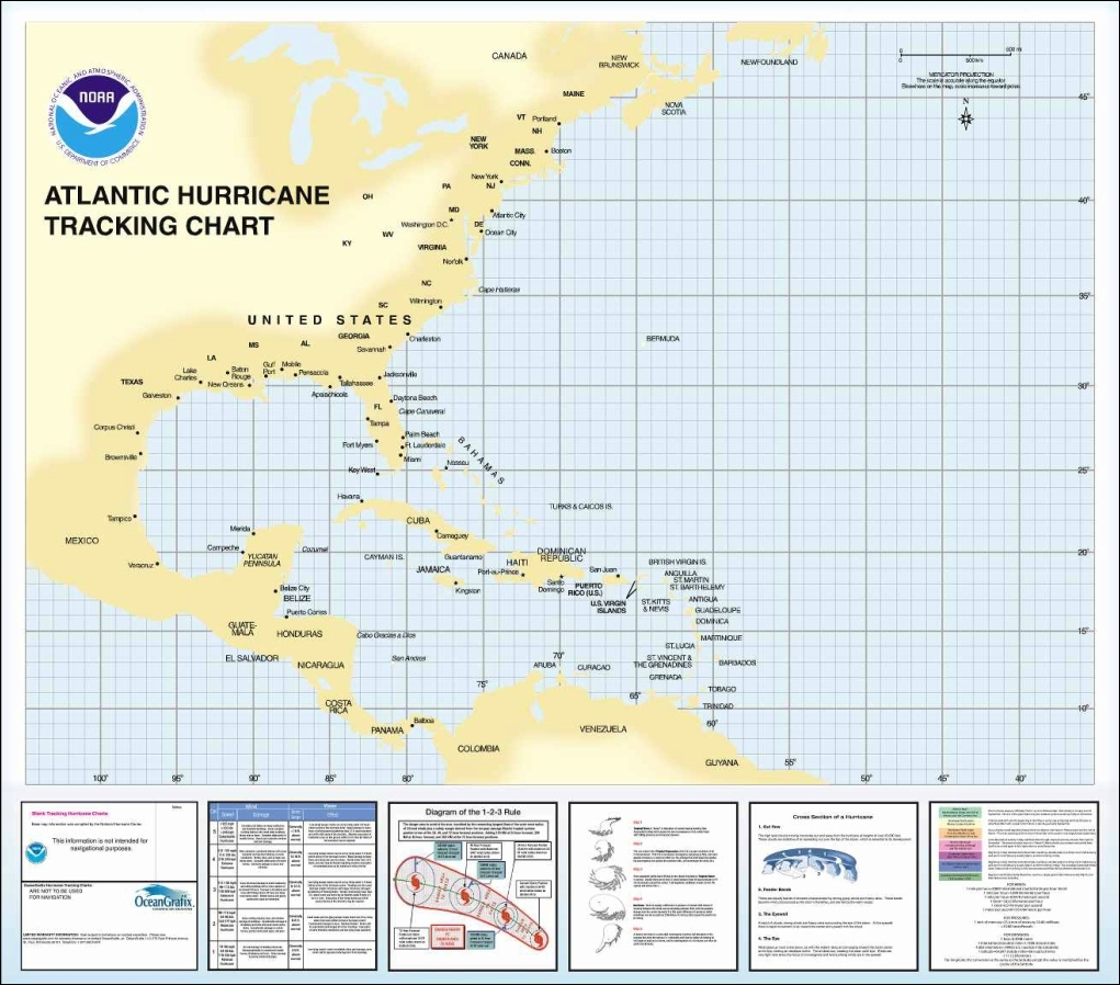 Printable Hurricane Tracking Map