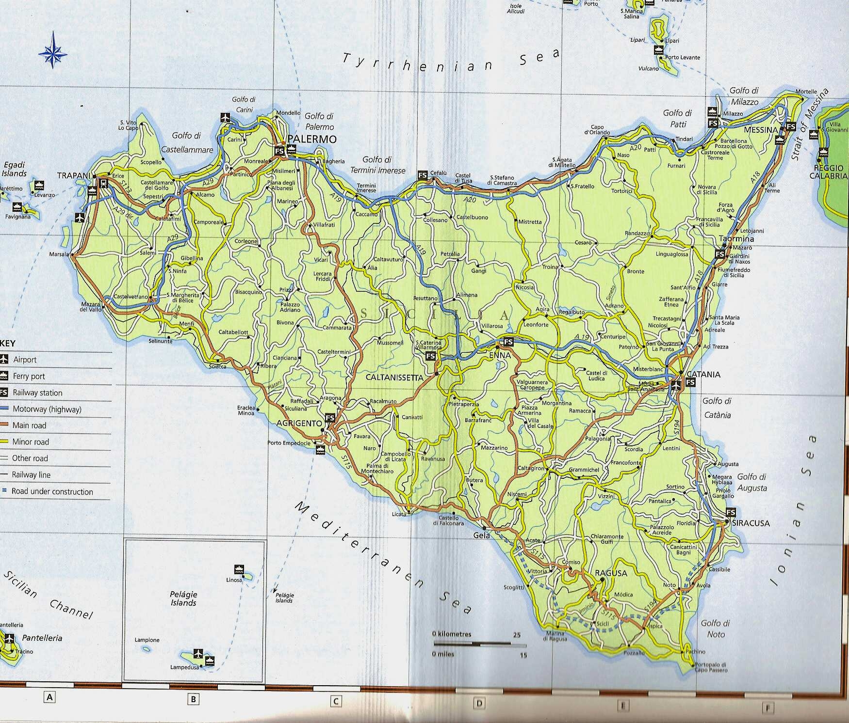 Large Sicily Maps For Free Download And Print High Resolution 