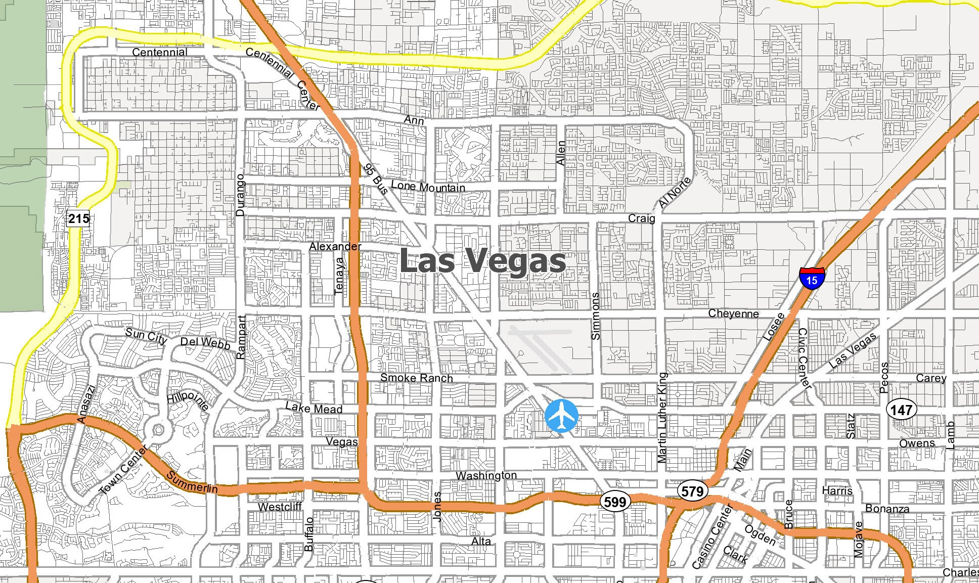 Map Of Las Vegas Strip Printable