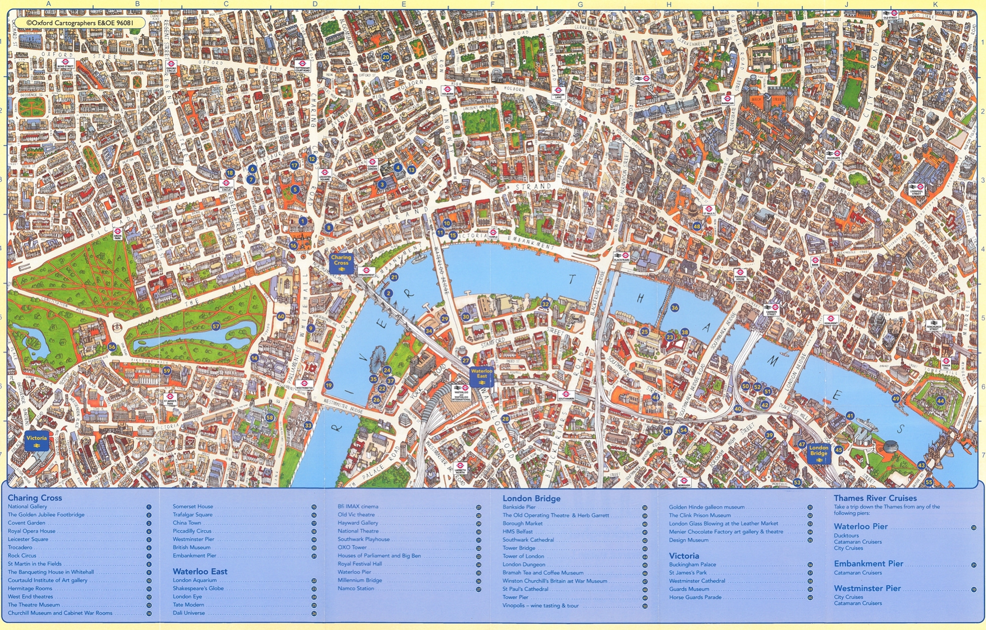 London Tourist Map Mapping London Worksheets Library