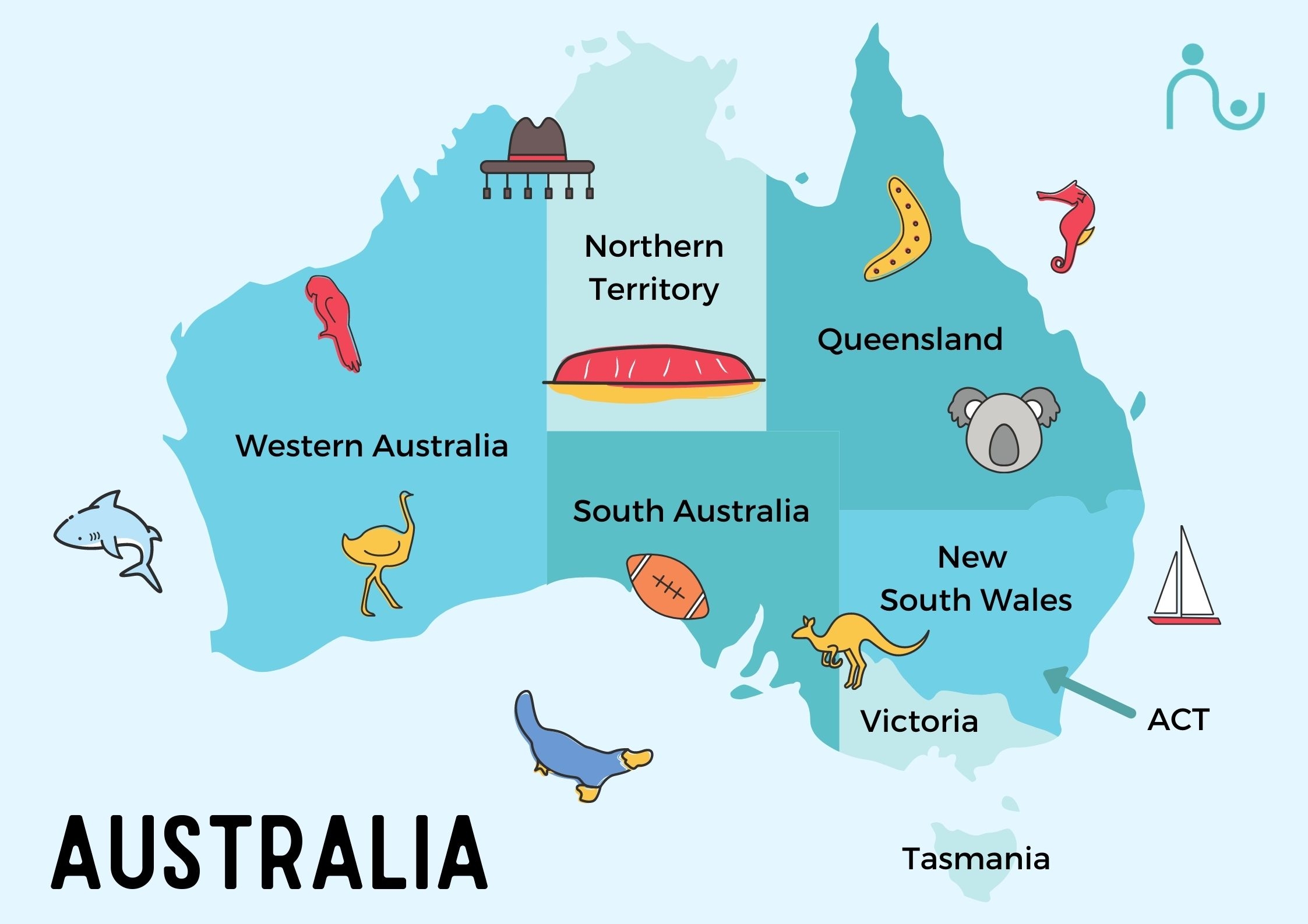 Map Of Australia For Kids free Printable Facts And Activities Map Of Australia For Kids free Printable Facts And Activities