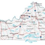 Map Of Kentucky Cities And Roads GIS Geography