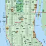 Map Of Manhattan New York City Detailed Manhattan Map