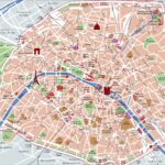 Map Of Paris Tourist Attractions Sightseeing U0026 Tourist Tour