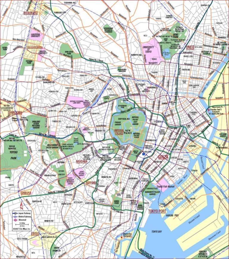 Map Of Tokyo Offline Map And Detailed Map Of Tokyo City