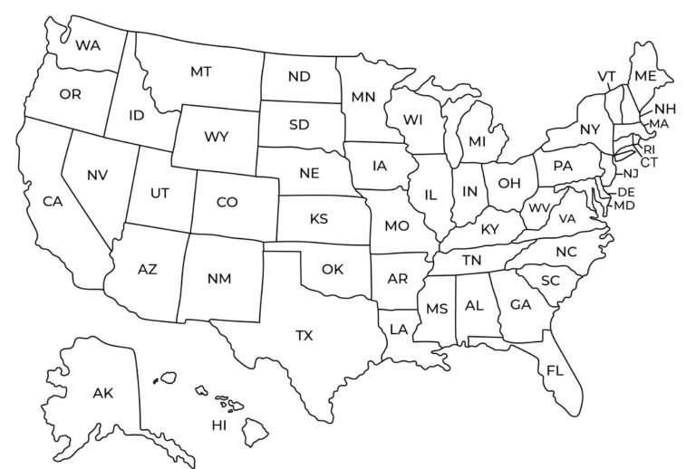 Map Of USA Printable USA Map Printable Printable Usa Map Usa 
