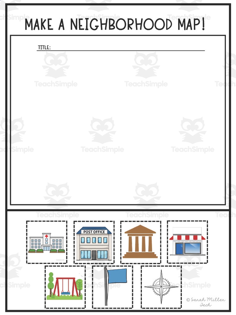 Map Skills Interactive Notebook Distance Learning By Teach Simple