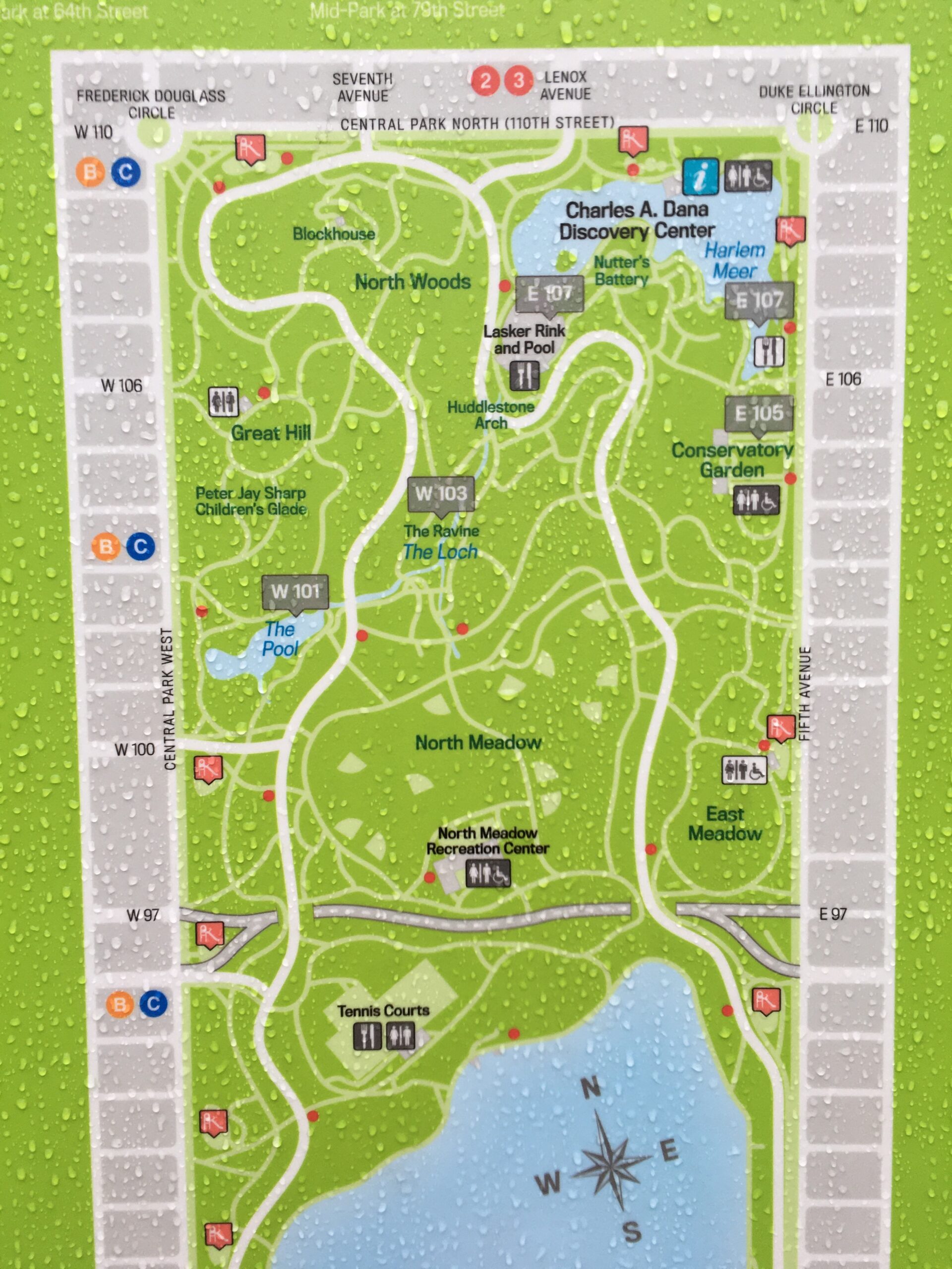 Printable Central Park Map Printable Central Park Map