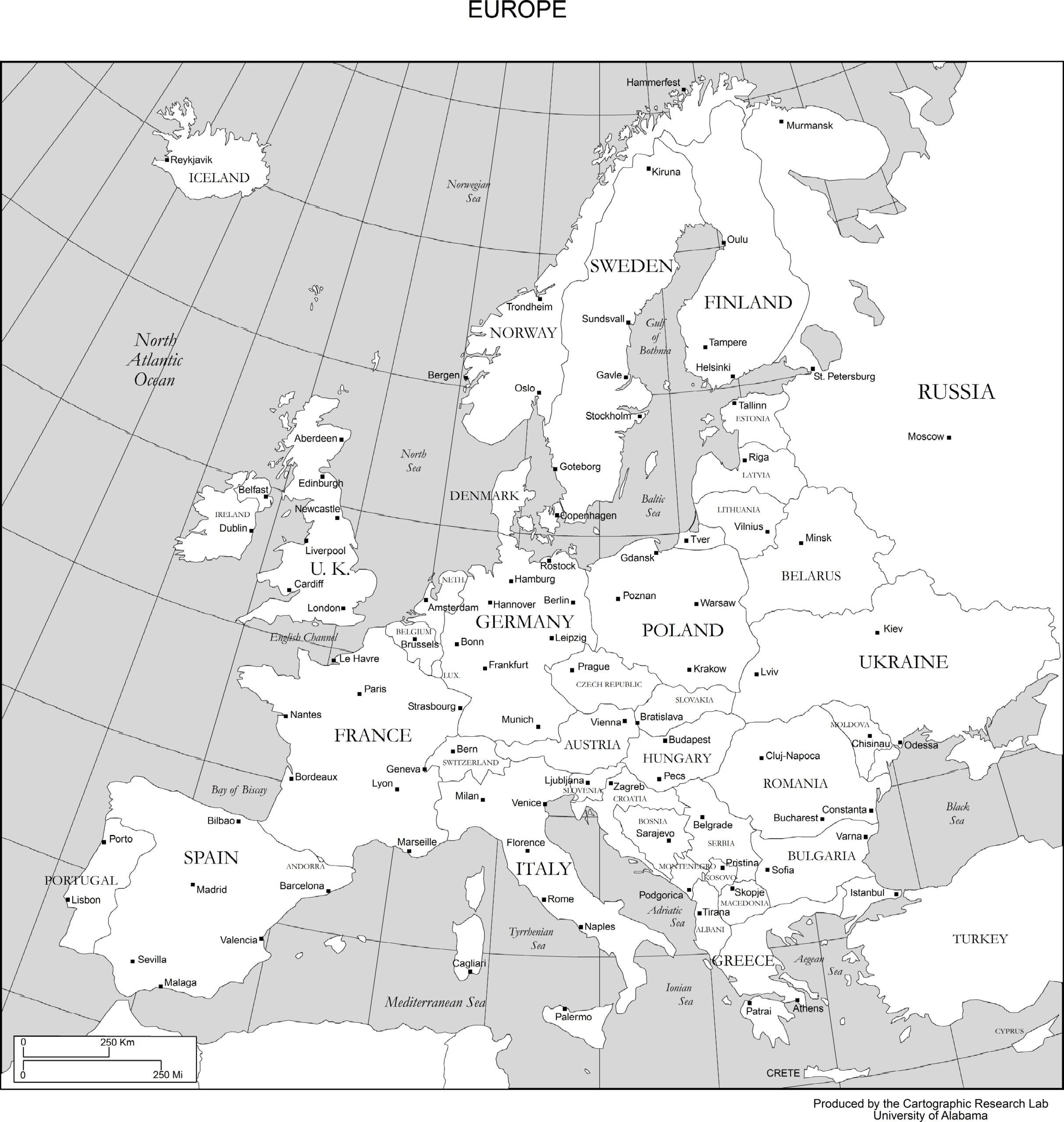 Maps Of Europe Maps Of Europe