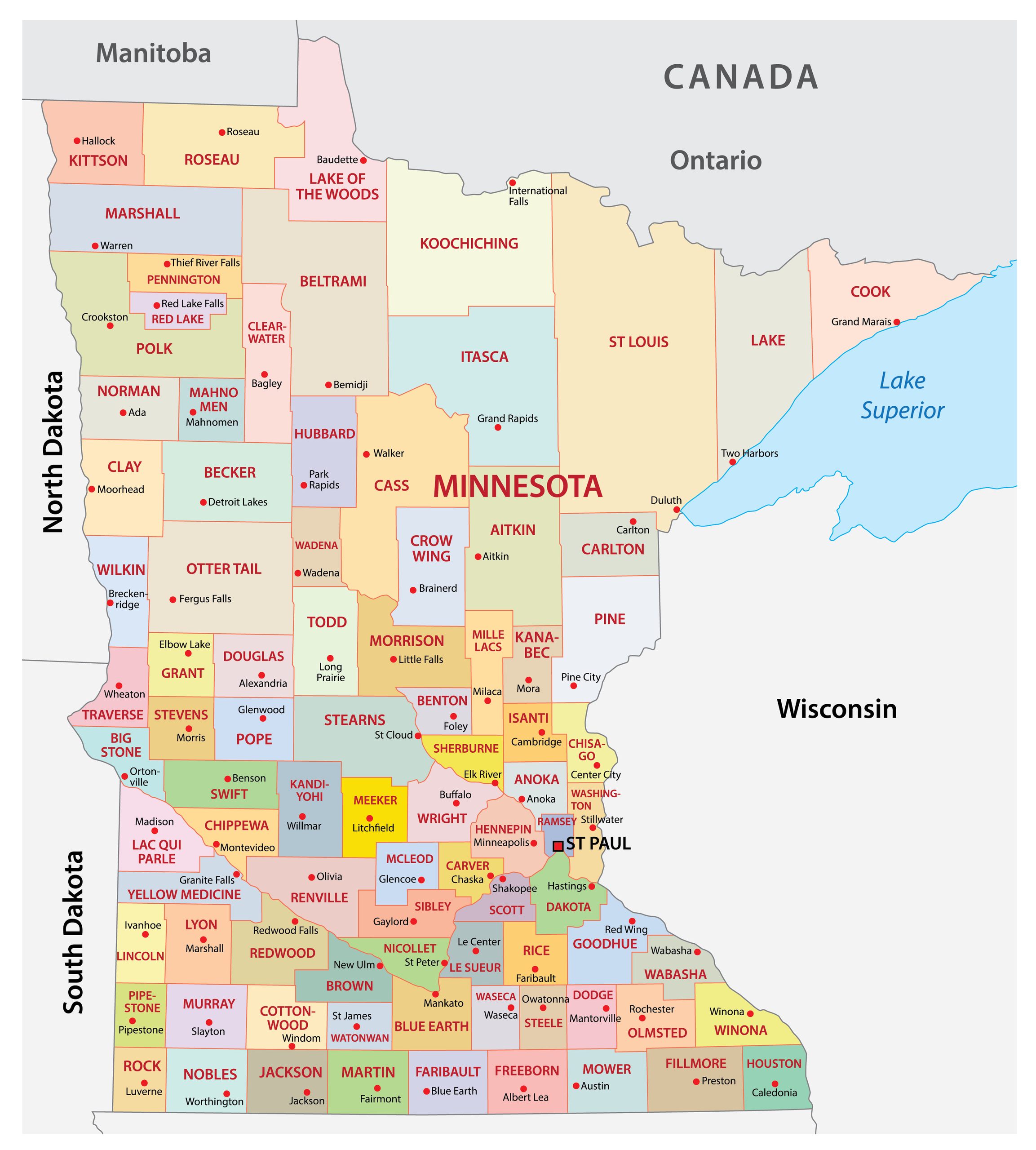 Minnesota Maps U0026 Facts World Atlas