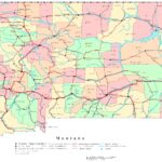Montana Printable Map