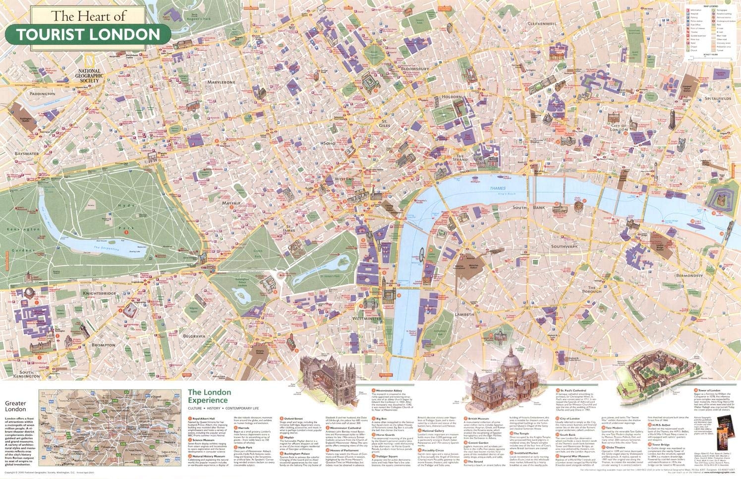 Tourist Map Of London Attractions Printable Tourist Map Of London Attractions Printable