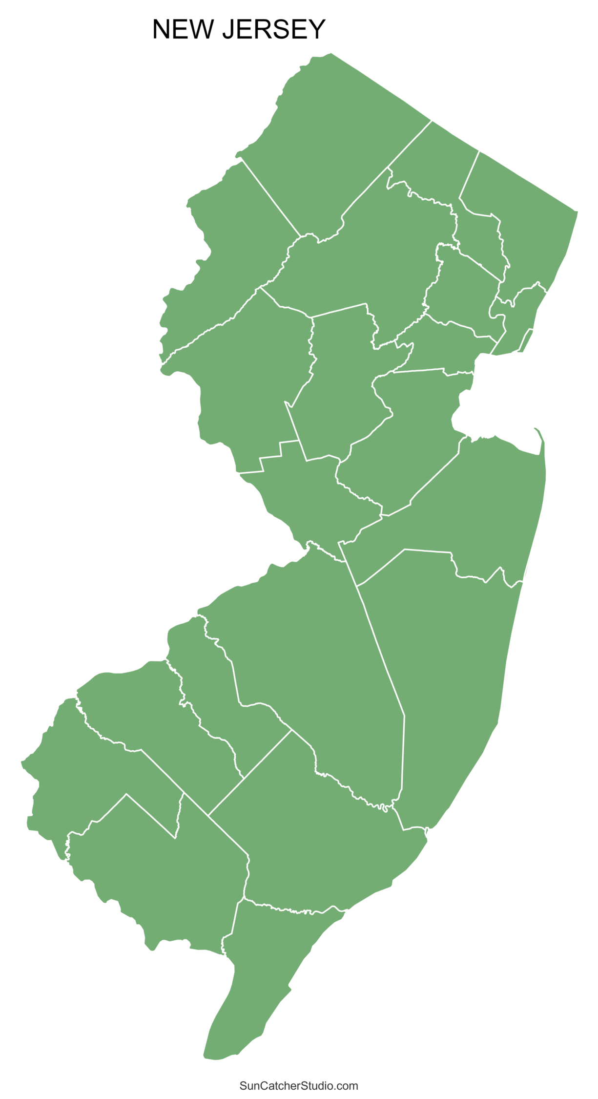 New Jersey County Map Printable State Map With County Lines Free Printables Monograms Design Tools Patterns U0026 DIY Projects