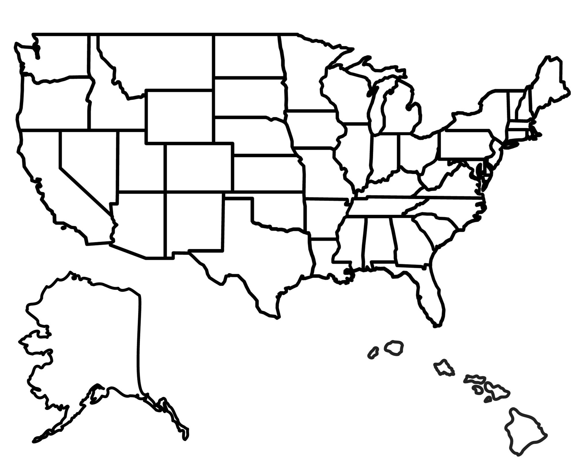 North America Blank Map And Country Outlines GIS Geography