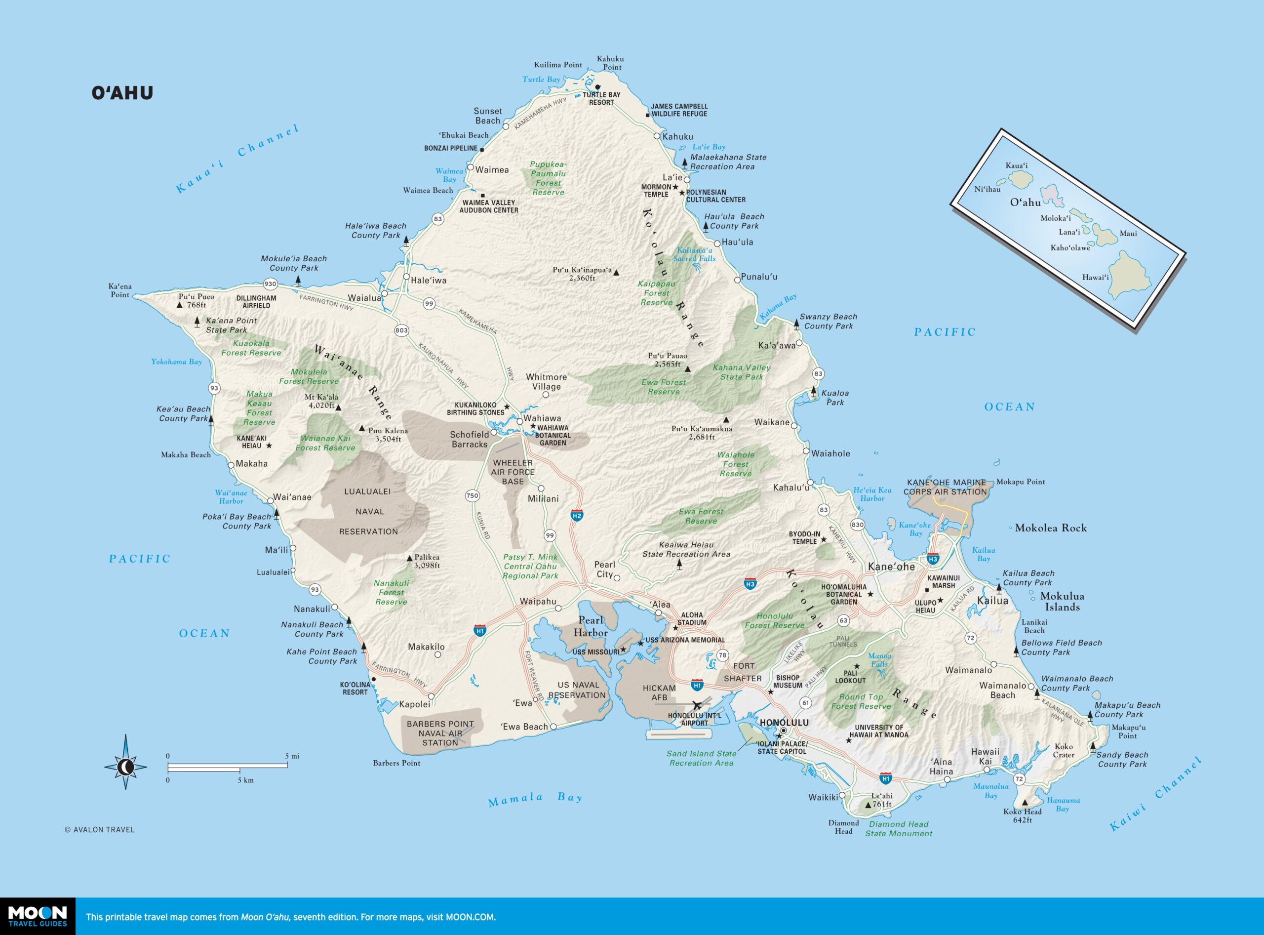 O ahu Moon Travel Guides