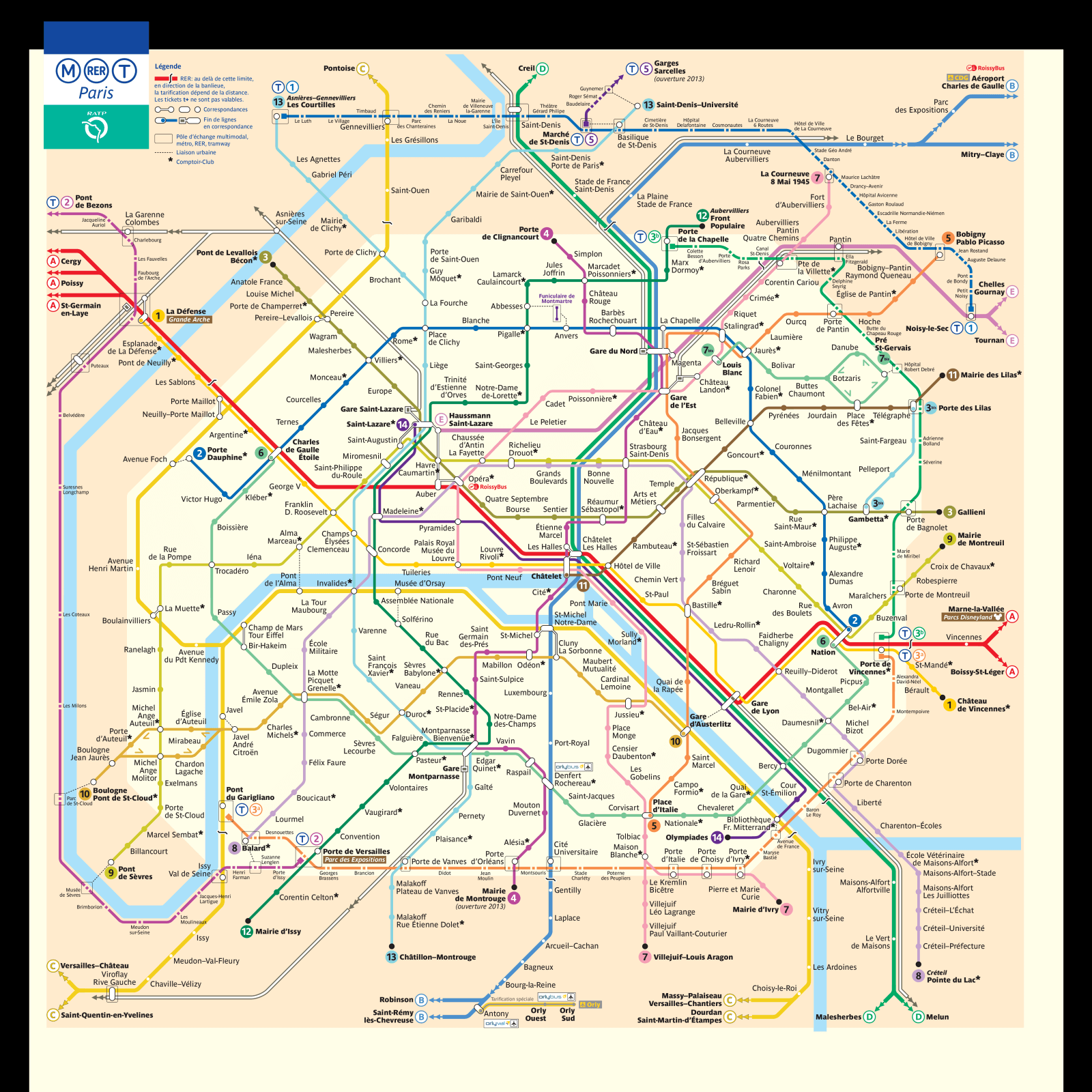 Paris Metro Map And Travel Guide TourbyTransit