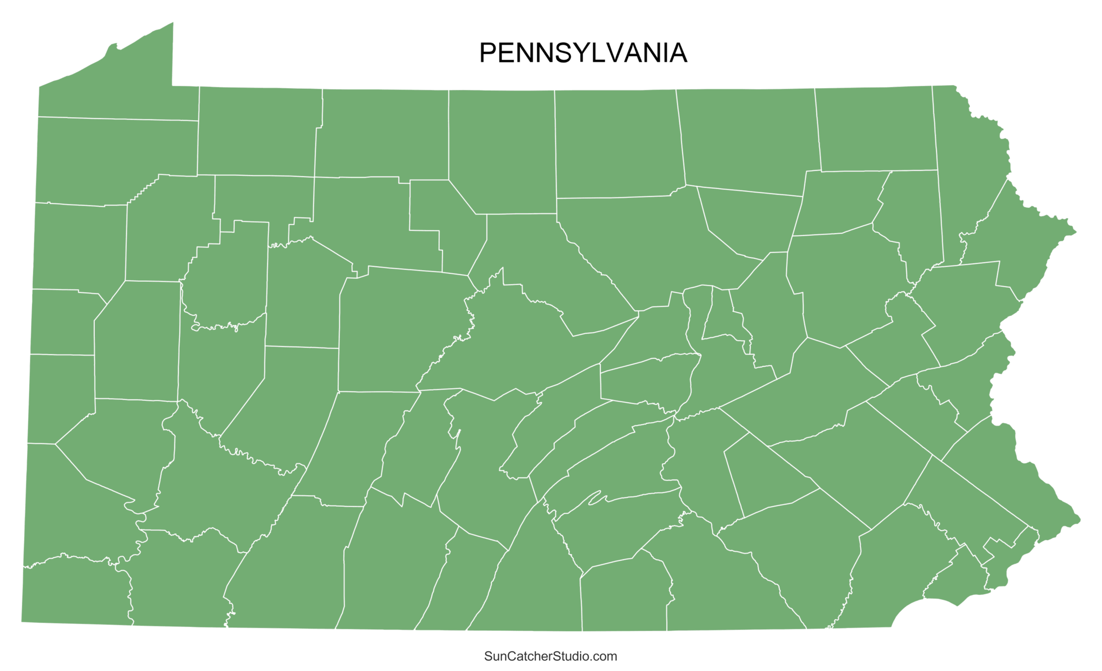 Pennsylvania County Map Printable State Map With County Lines Free Printables Monograms Design Tools Patterns U0026 DIY Projects
