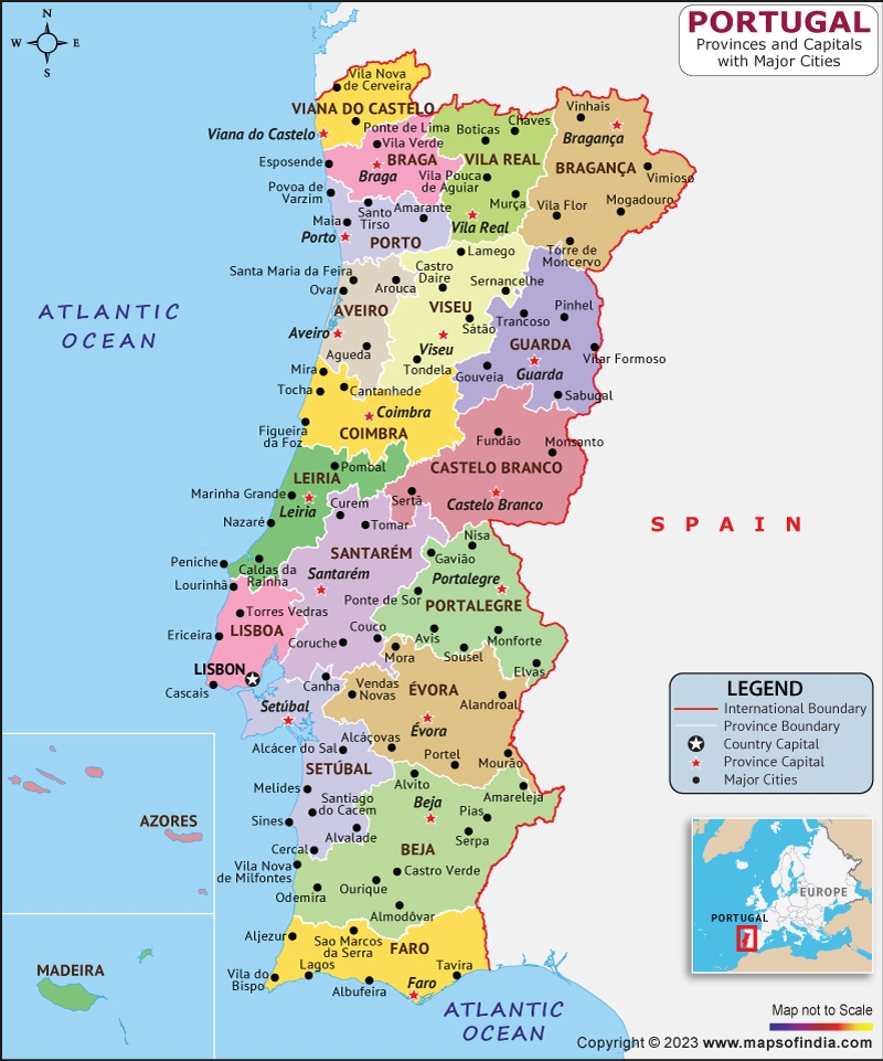 Portugal Map HD Map Of The Portugal Portugal Map HD Map Of The Portugal