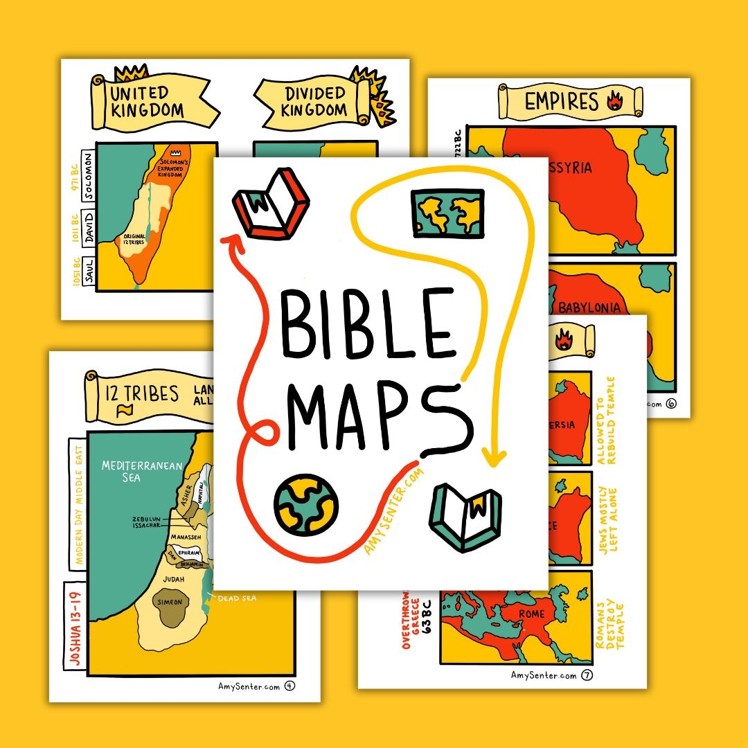 Printable Bible Maps Of The Ancient World