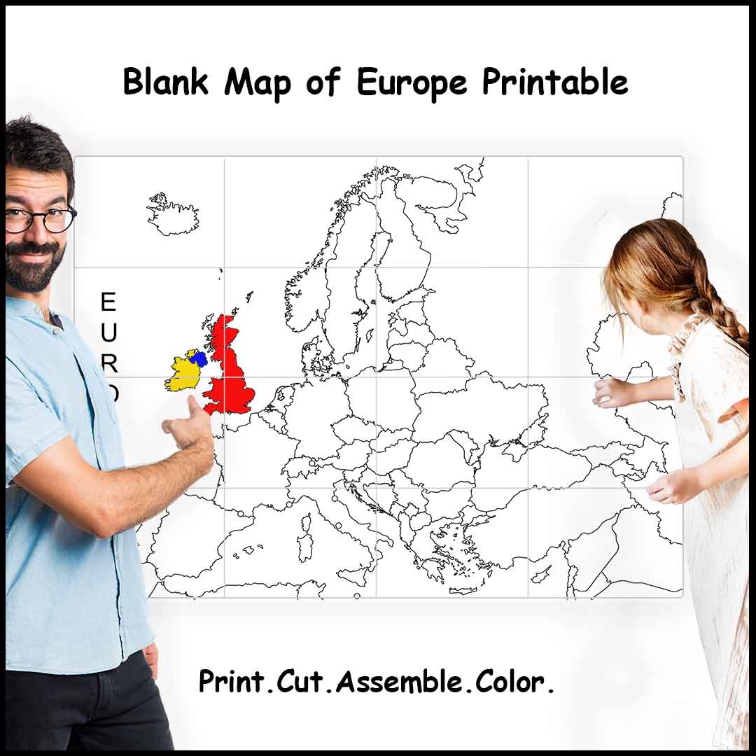 European Map Blank Printable