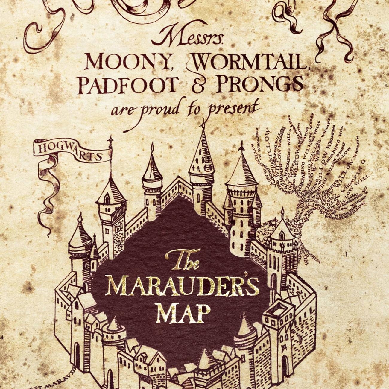 Harry Potter Printable Marauders Map