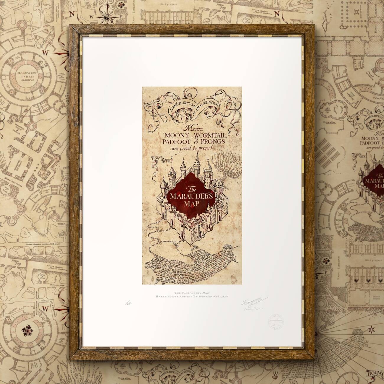 Printable Harry Potter Marauders Map