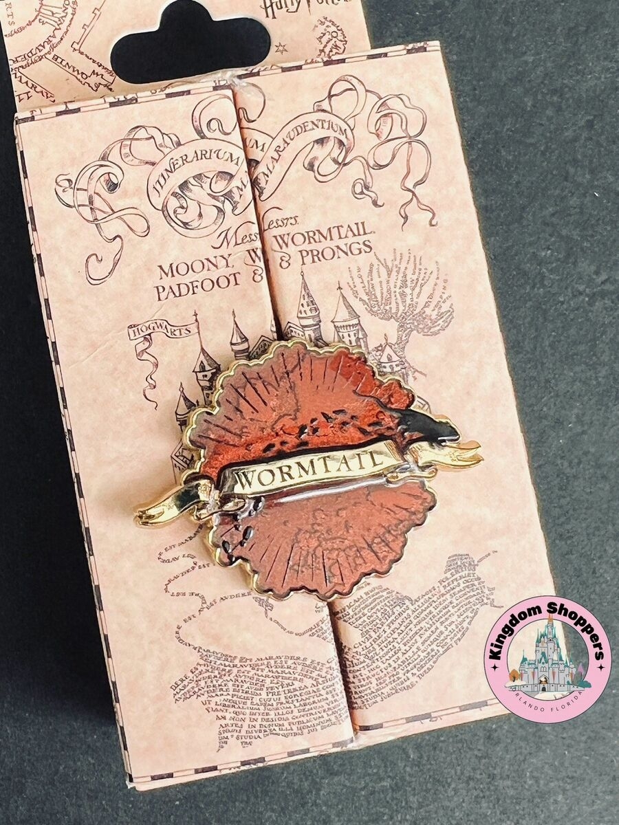 Universal Studios Harry Potter Marauders Map Mystery Box Pin Wormtail